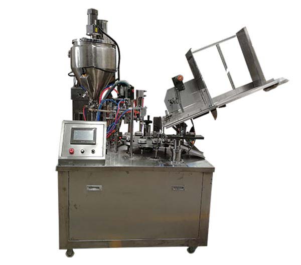 半自动药膏软管灌装封尾机