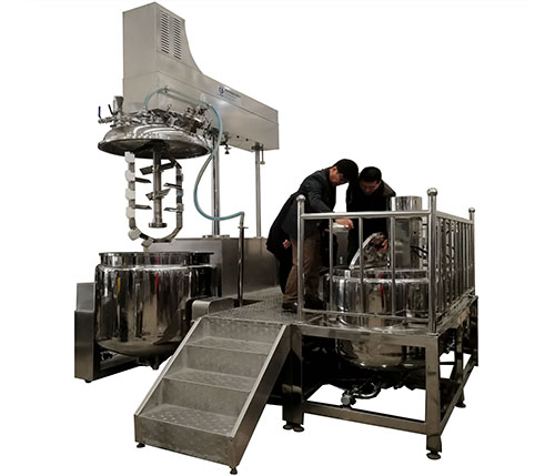 650L真空均质乳化机组标准操作流程