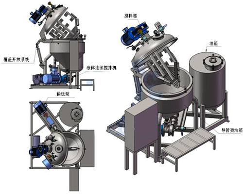 番茄沙拉酱乳化机